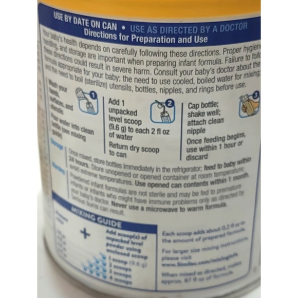 Similac Neosure Infant Formula Milk Based Powder 2-Pack 131 Oz Each Health Baby - Picture 4 of 6